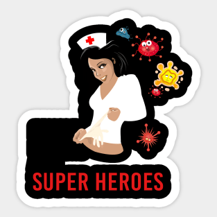 Doctor My Superhero Sticker